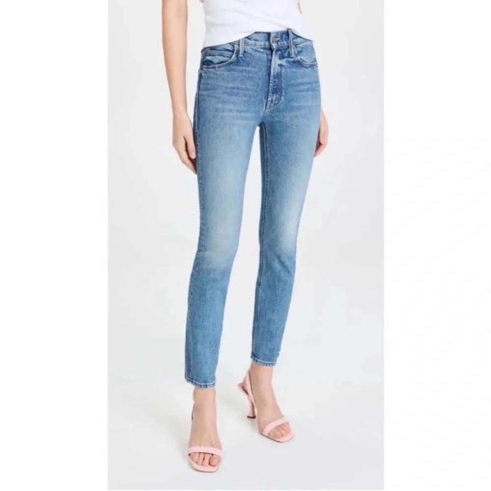 MOTHER Women’s The Mid Rise Dazzler Ankle Jeans In Tropic Like Its Hot Size 29